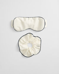 Zijden slaapmasker & scrunchie in geschenkverpakking