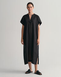 Kaftan met korte mouwen van linnen