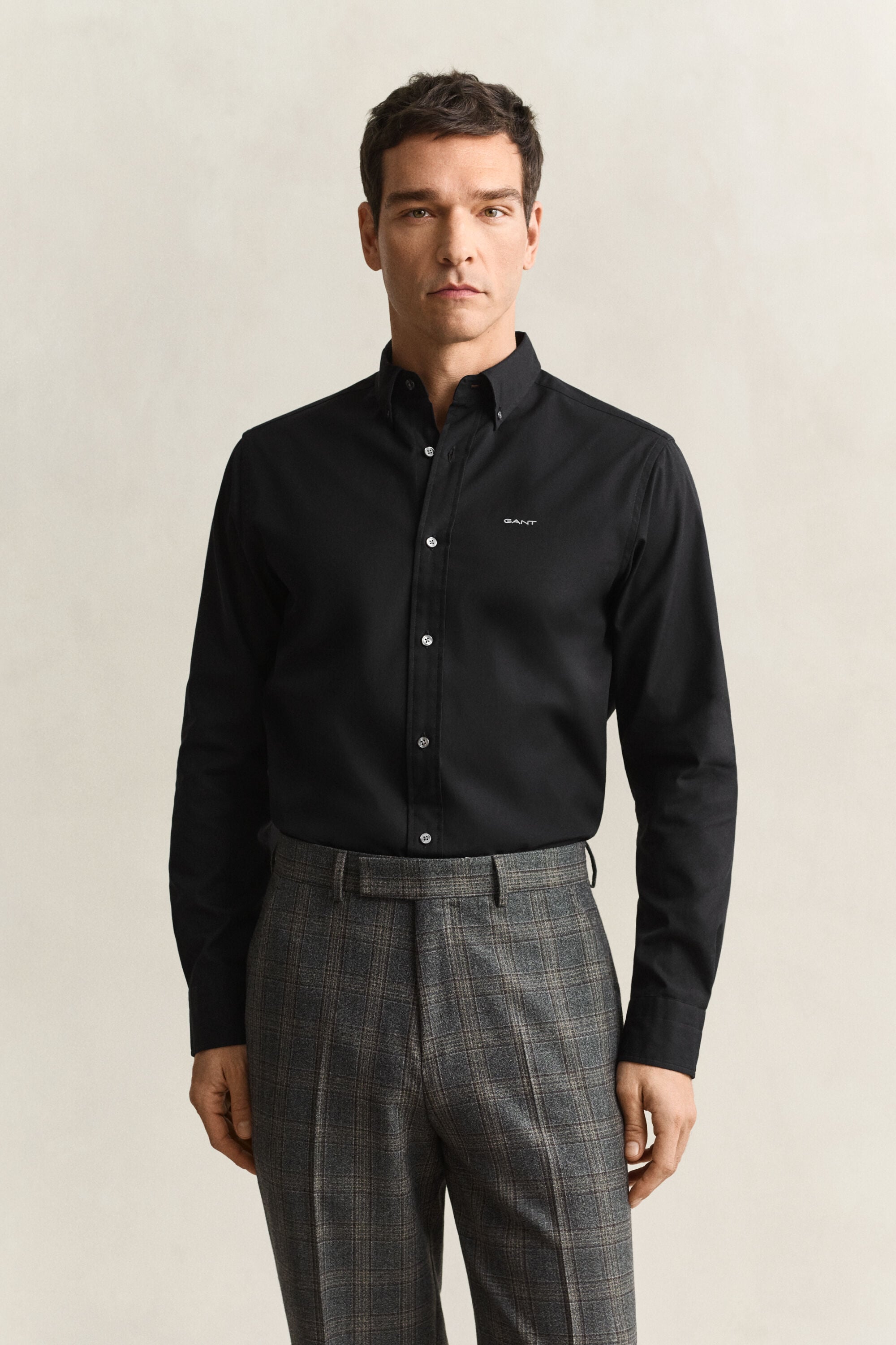 Regular Fit Pinpoint Oxford-overhemd
