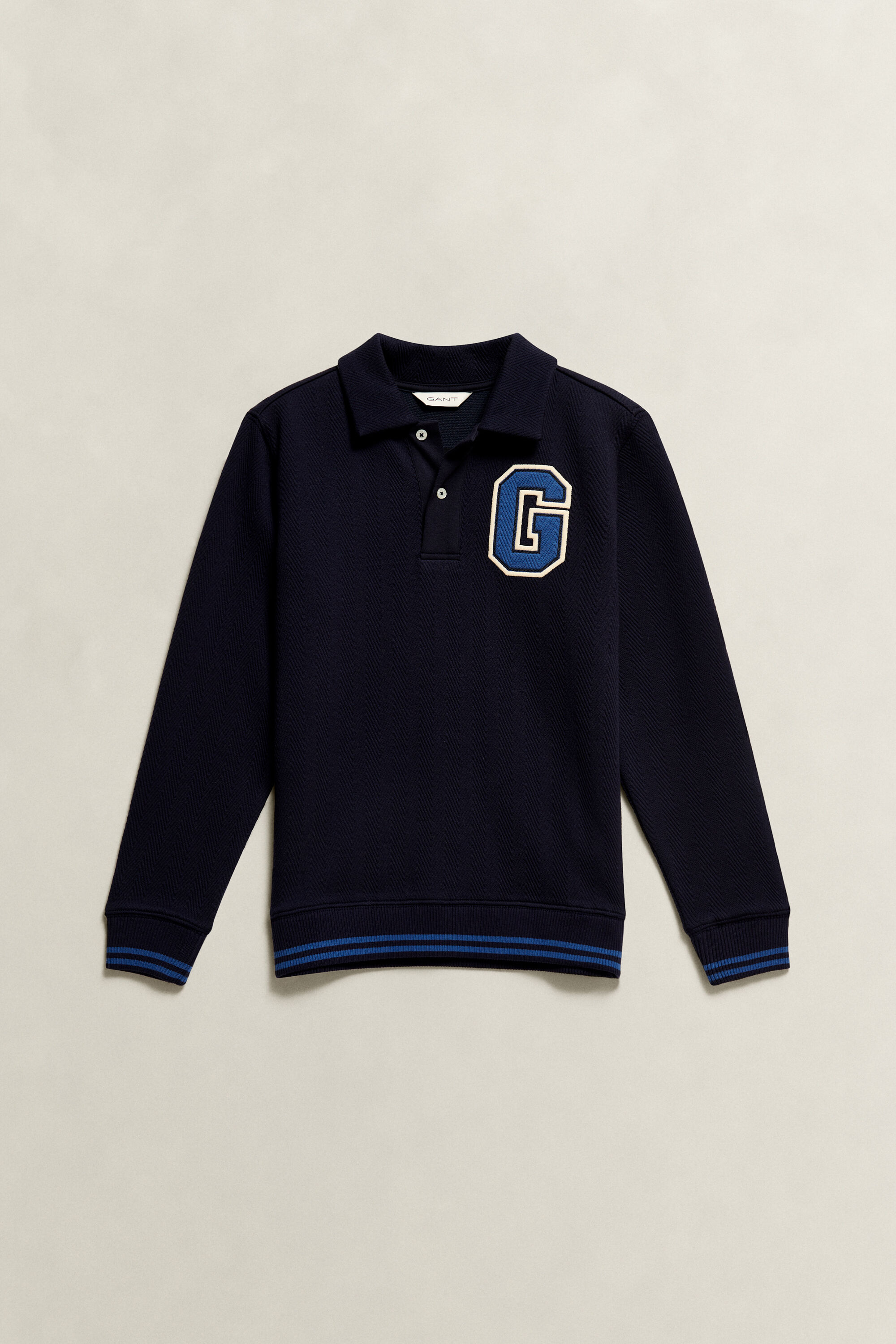 Sweatshirt met kraag voor tienerjongens