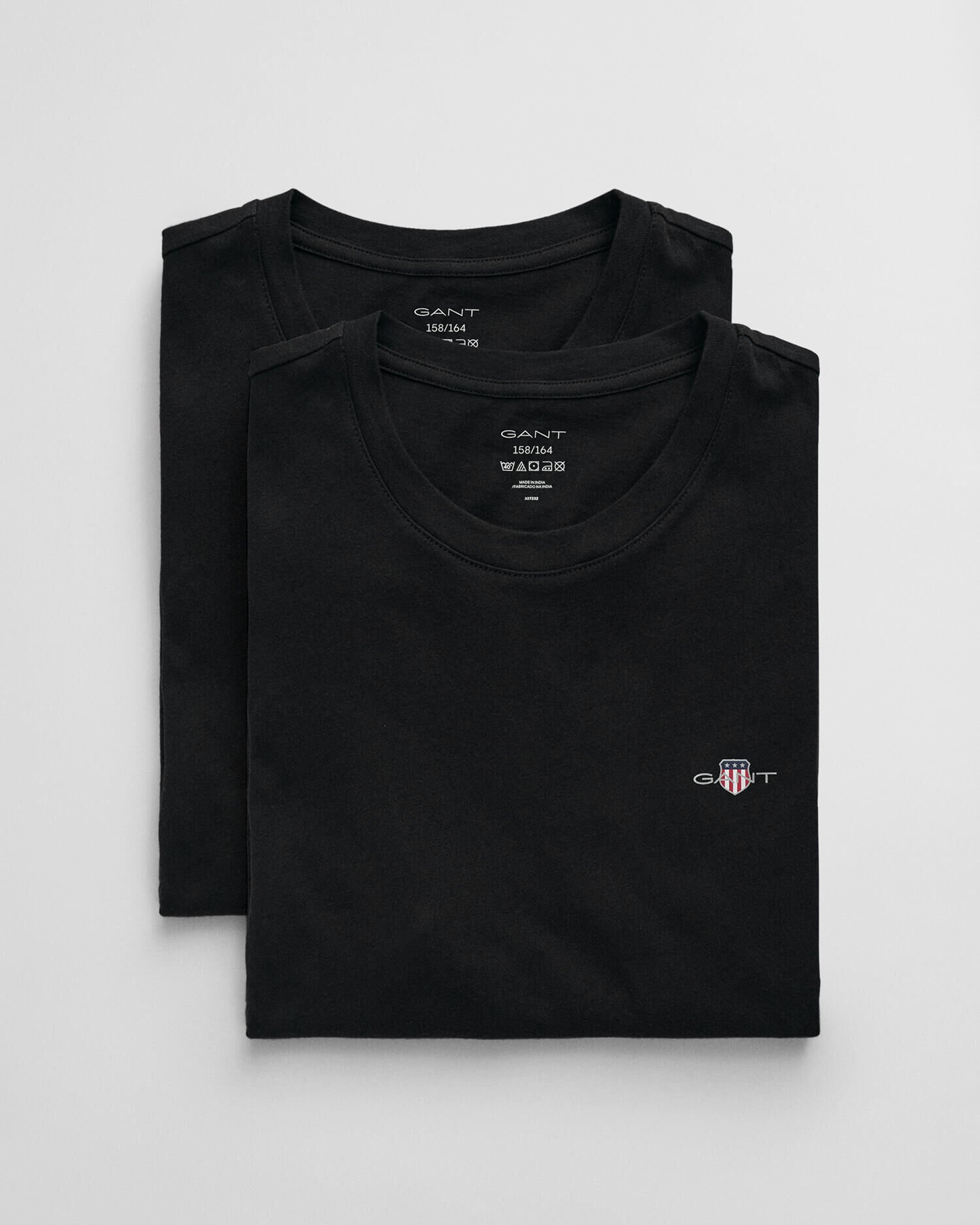 Teens set van twee T-shirts met ronde hals