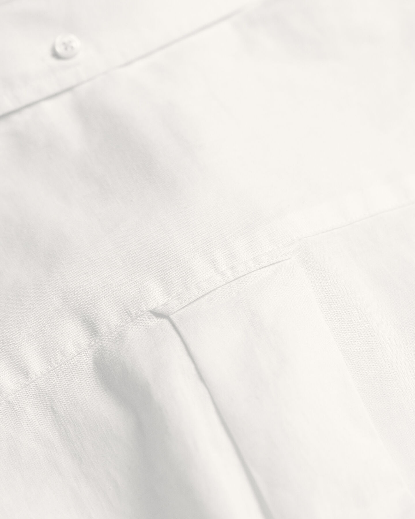 Regular Fit overhemd met korte mouwen van katoen en linnen