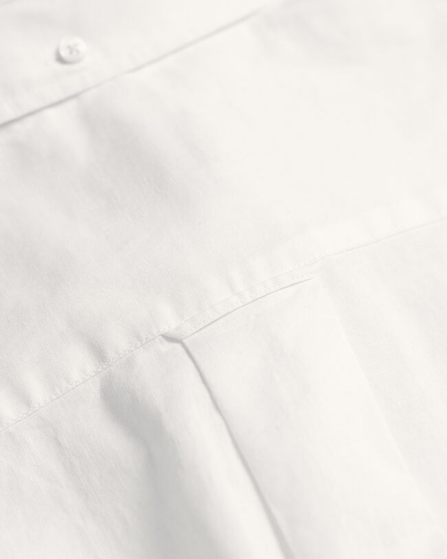 Regular Fit overhemd met korte mouwen van katoen en linnen