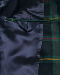 Regular Fit kostuumblazer met ruiten