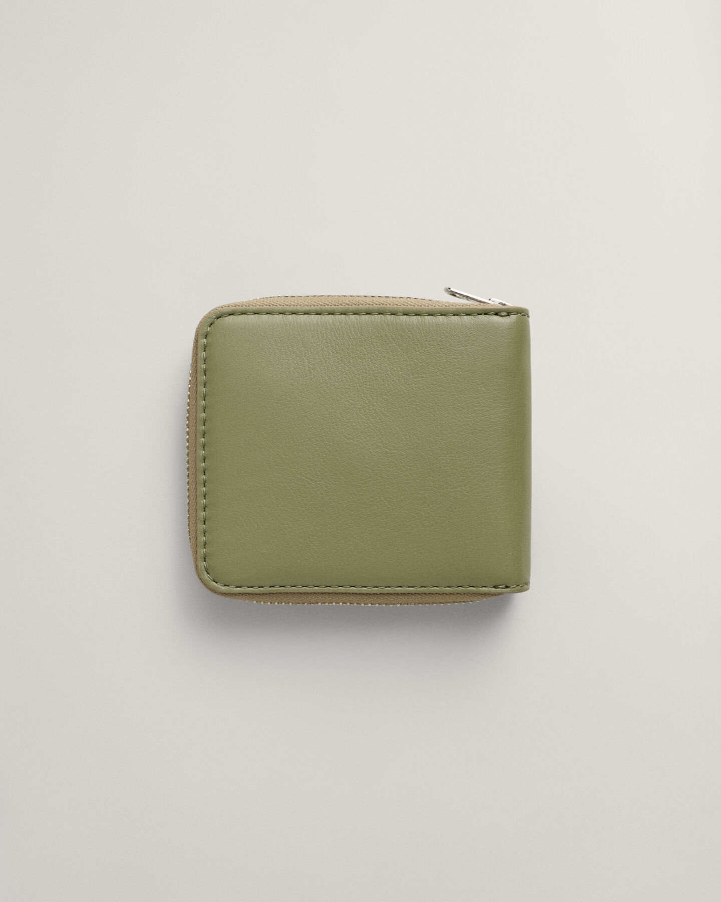 Leren portemonnee met rits