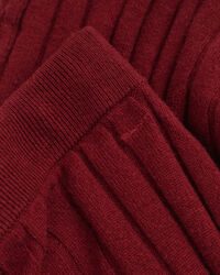 Wollen rok met brede rib