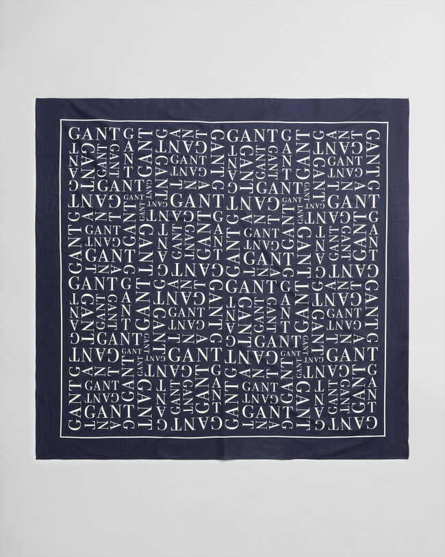 Sarong met typografische print