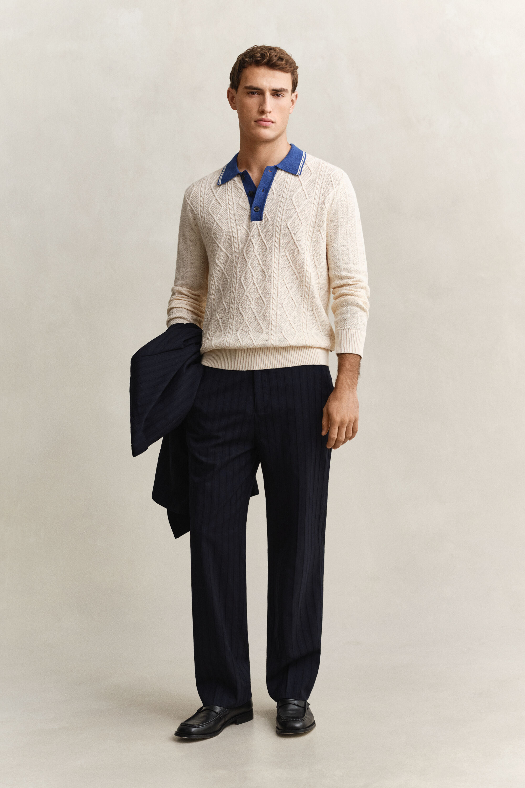 Kabelgebreide polotrui