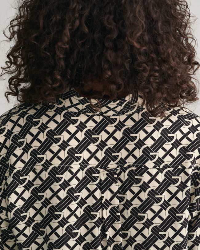 Relaxed Fit G Patterned overhemd