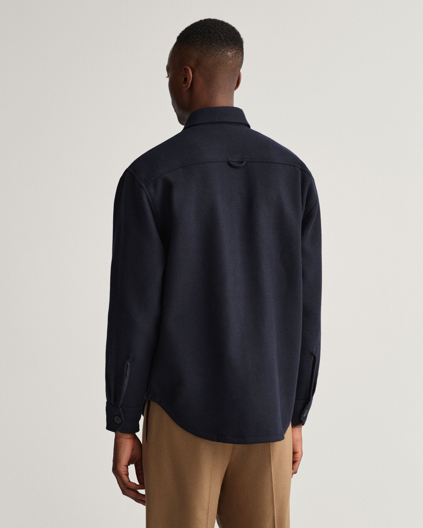 Overshirt van wolmix