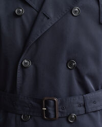 Trenchcoat van katoenmix