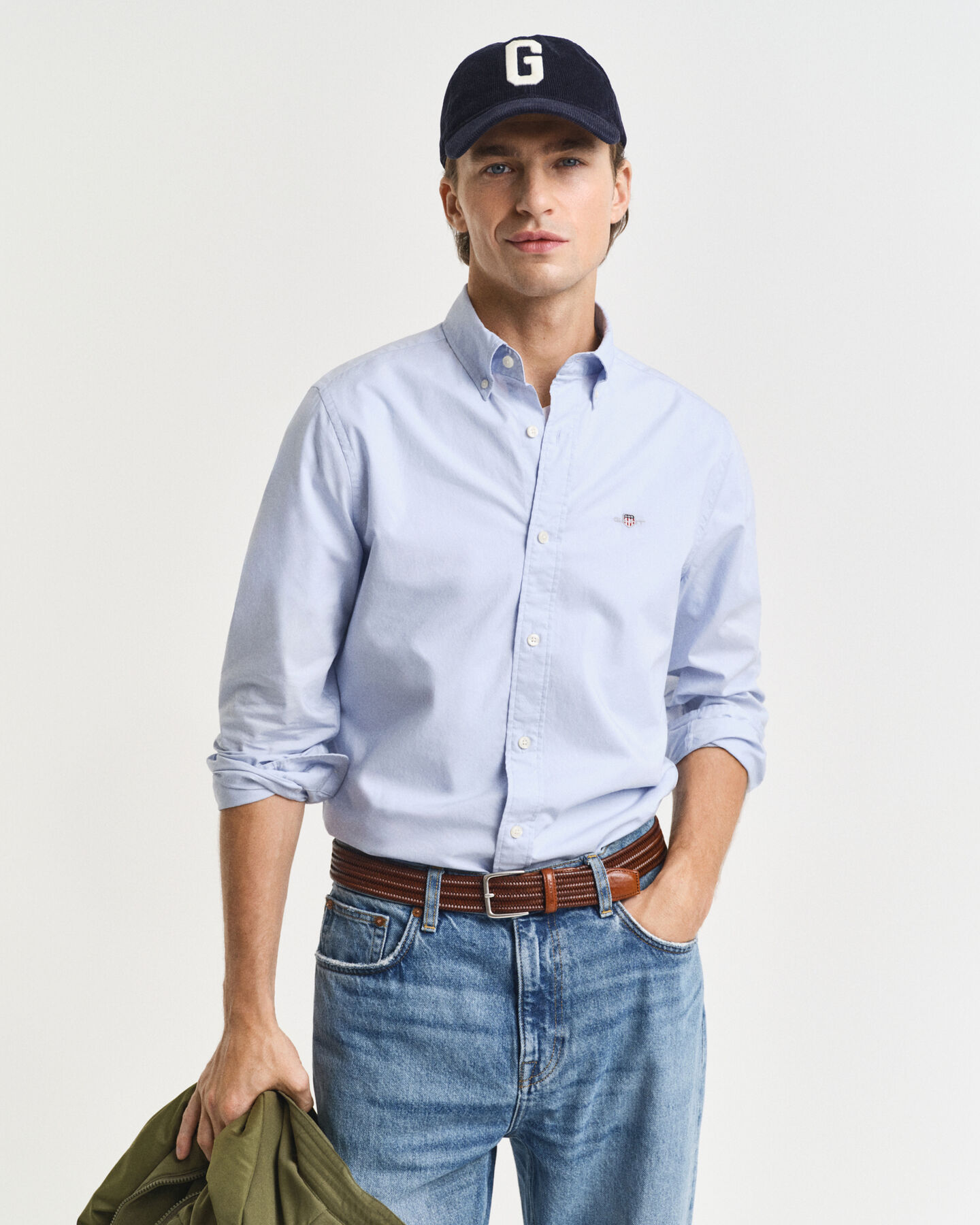 Slim Fit Classic overhemd van poplin