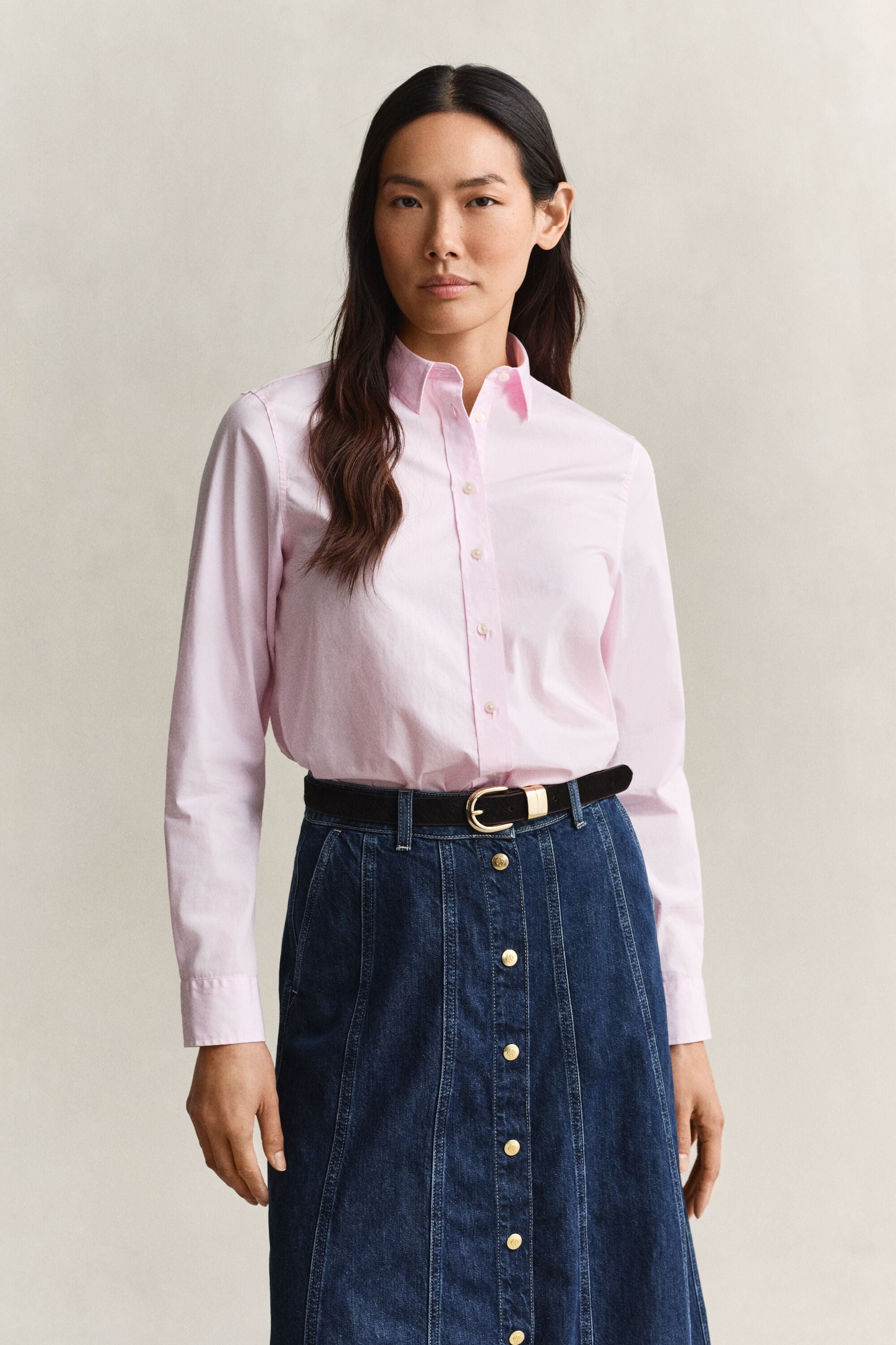 Regular Fit Classic overhemd van poplin