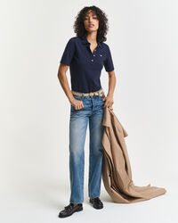 Shield piqué poloshirt