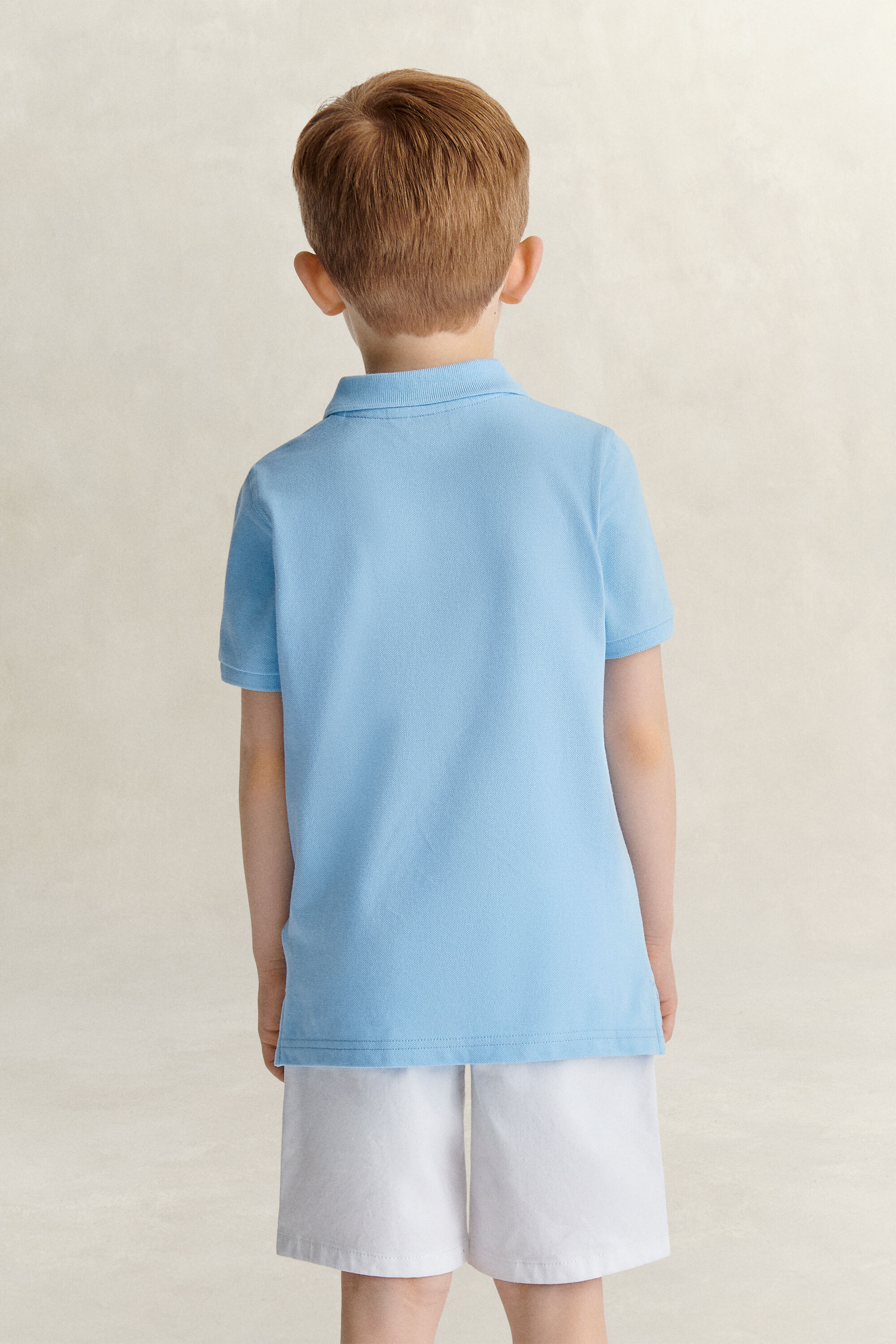 Kids Shield piqué poloshirt