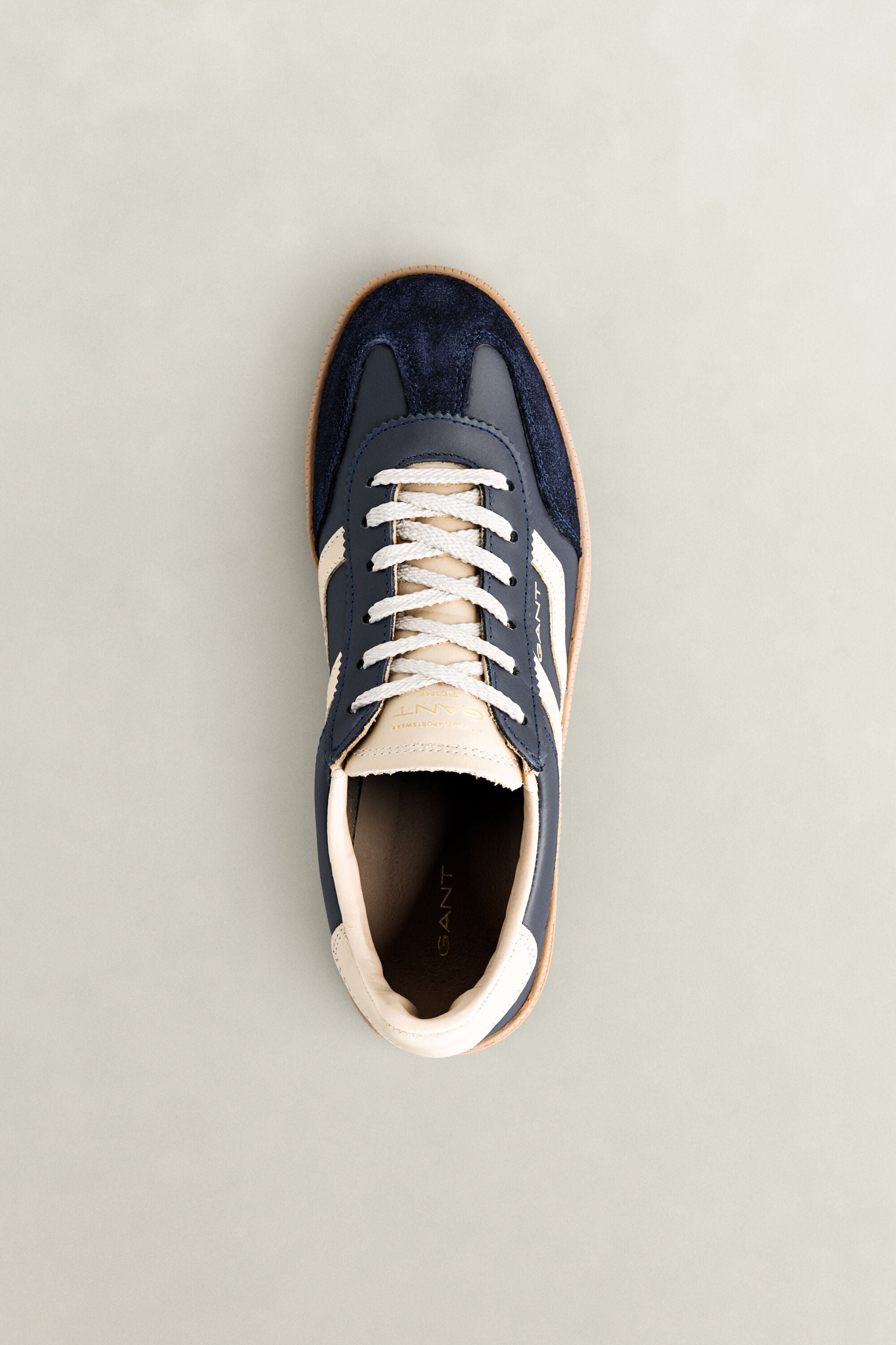Cuzima-sneakers van suède-leer