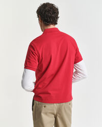 Regular Fit Shield piqué poloshirt
