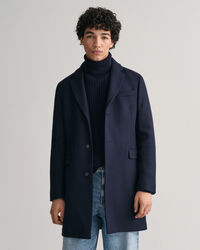 Tailored Fit klassieke wollen bovenjas