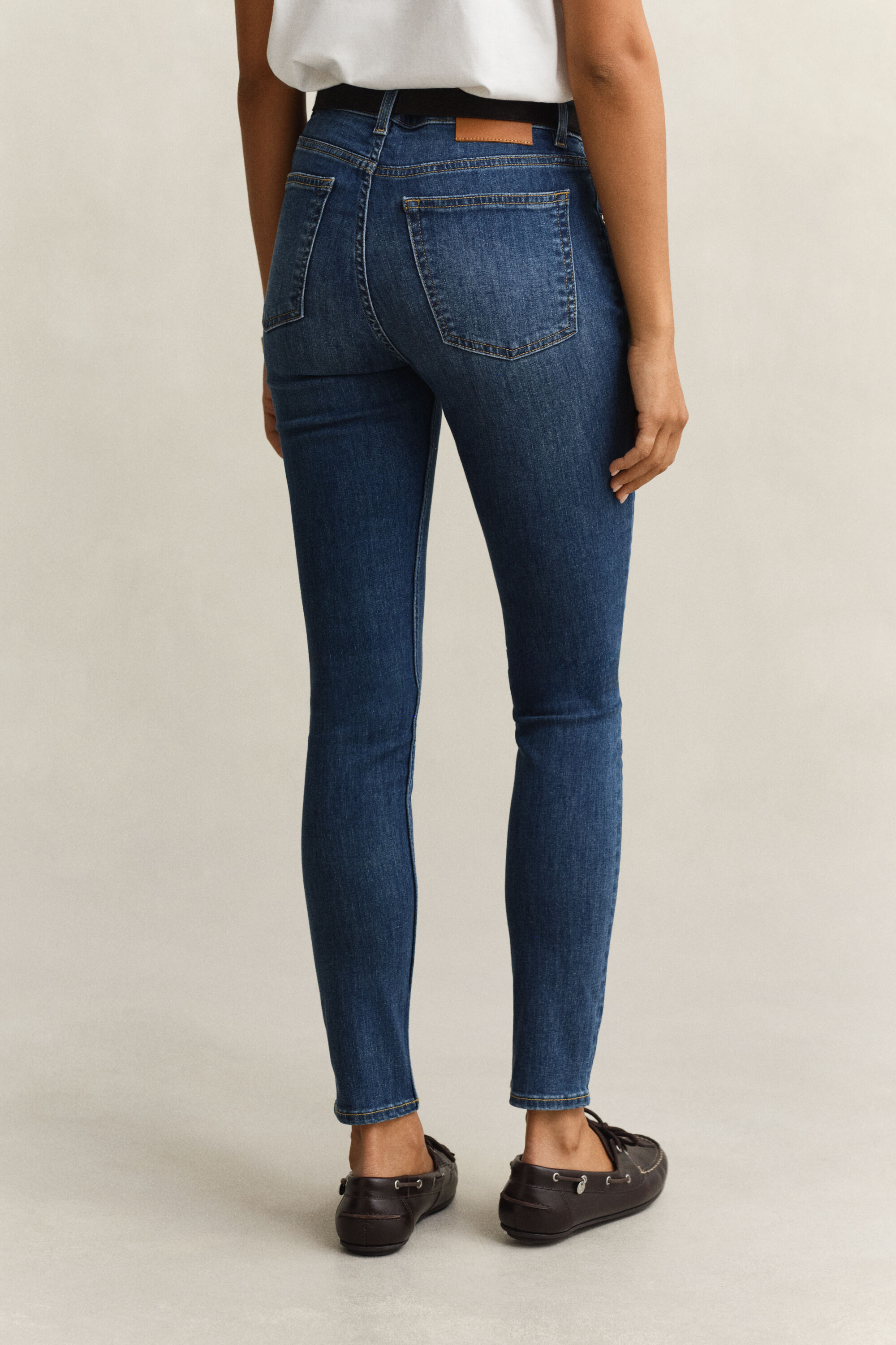 Skinny jeans met stretch