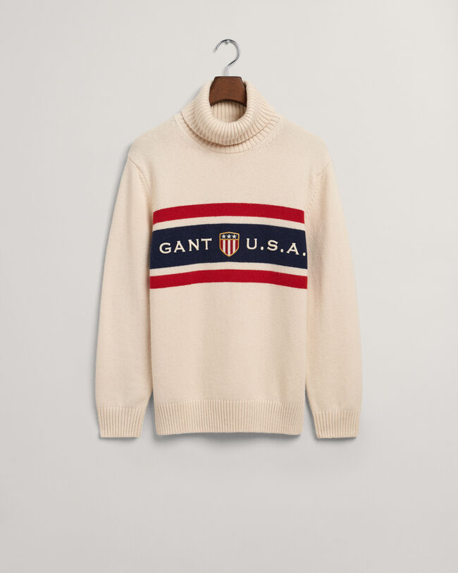 Banner Shield trui met rolkraag