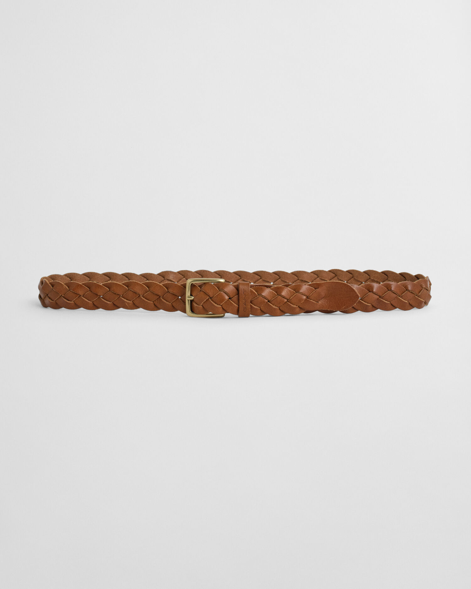 Gevlochten leren riem