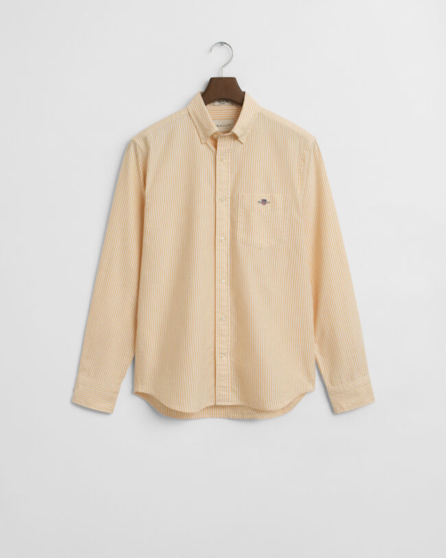 Regular Fit klassiek Oxford-overhemd met Bankerstreep