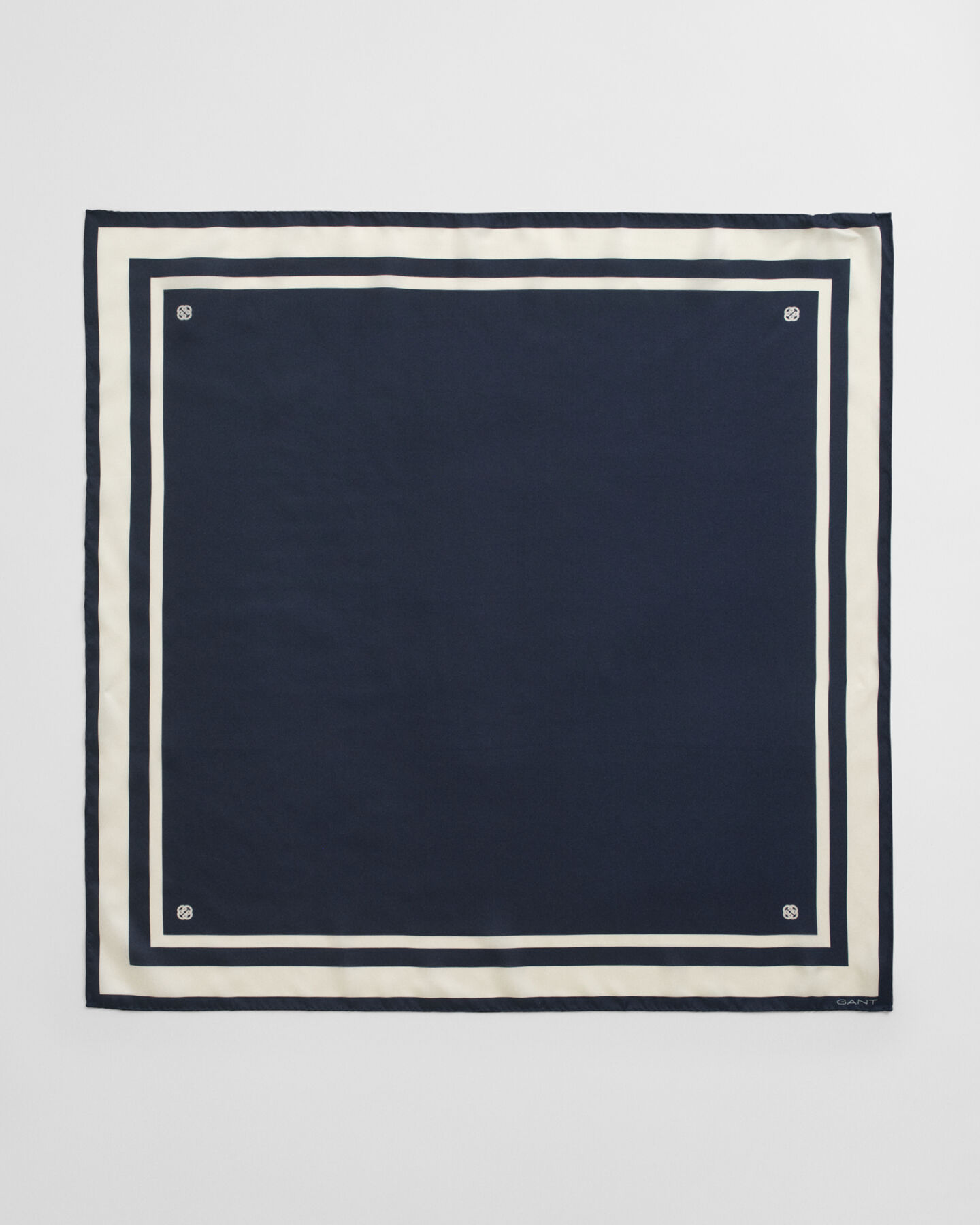 Monogram Detail zijden sjaal