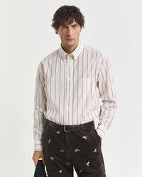 Relaxed Fit Striped Heritage Poplin overhemd