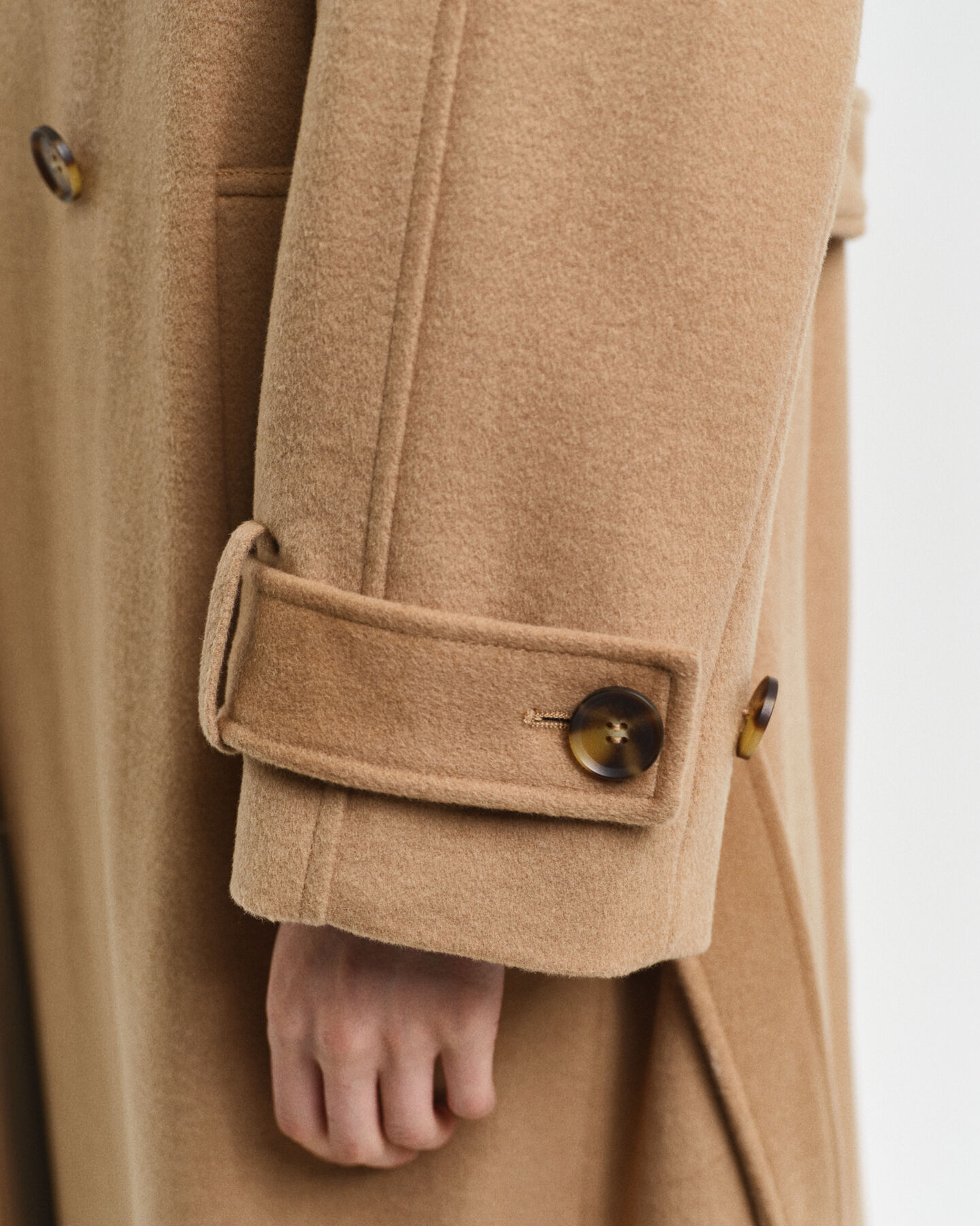 Wollen trenchcoat