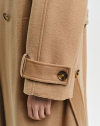 Wollen trenchcoat