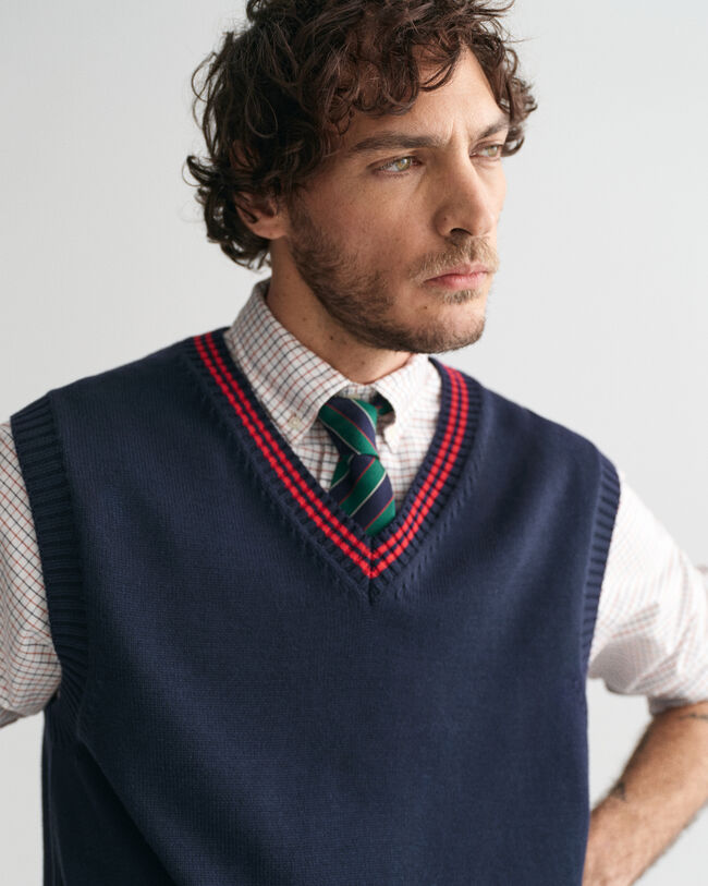 Bodywarmer met V-hals