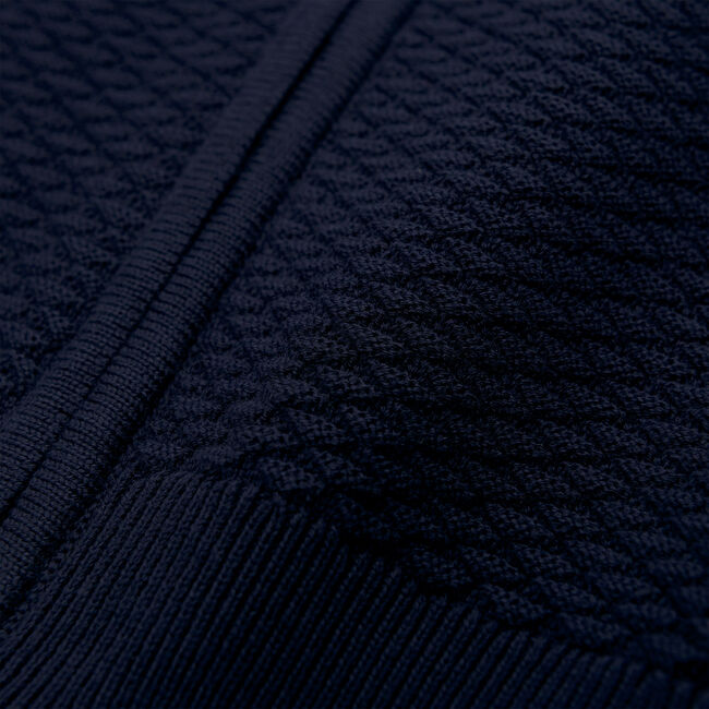 Triangle Texture vest met rits