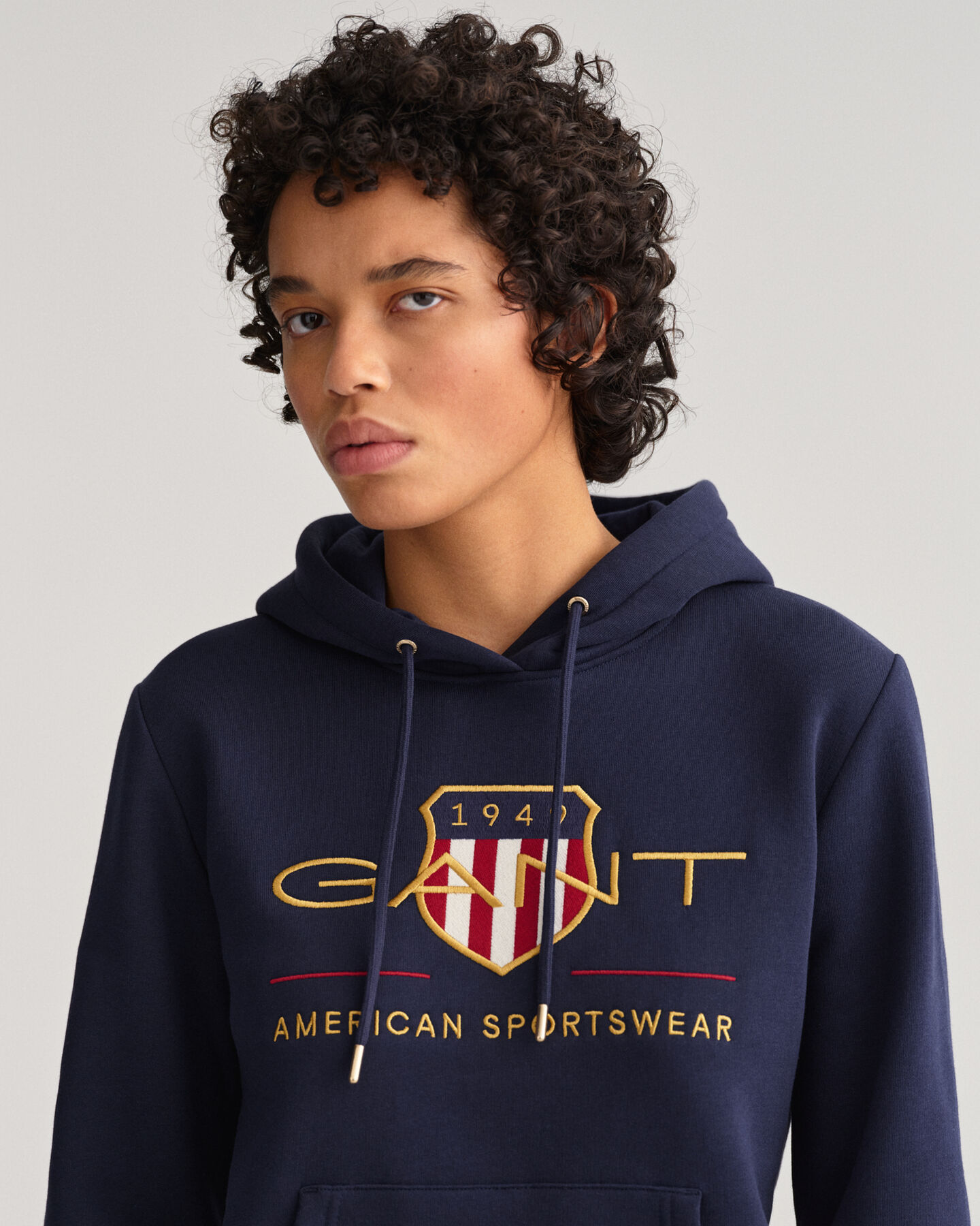Archive Shield hoodie van sweatstof