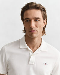 Regular Fit Shield piqué poloshirt