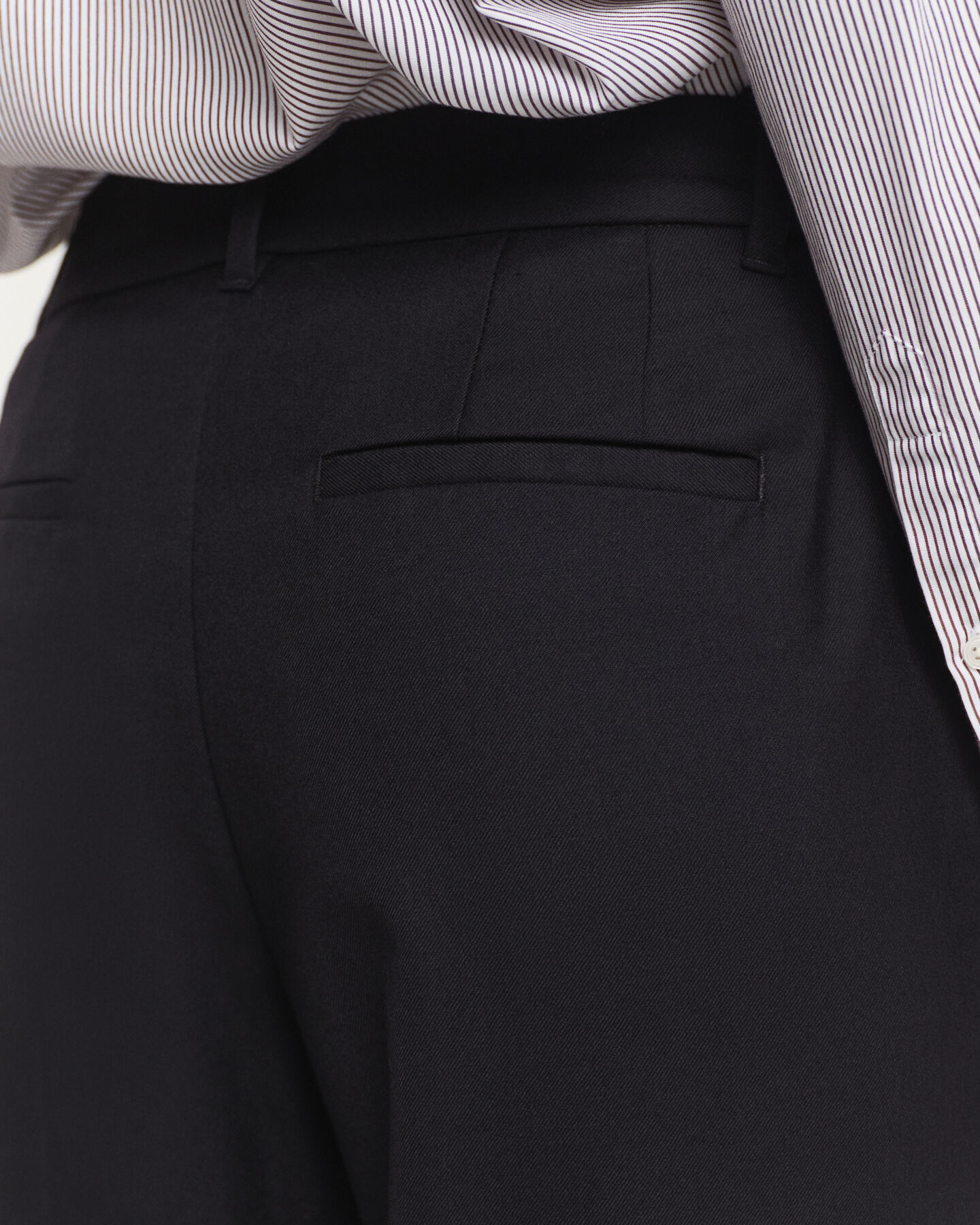 Getailleerde broek van wolmix