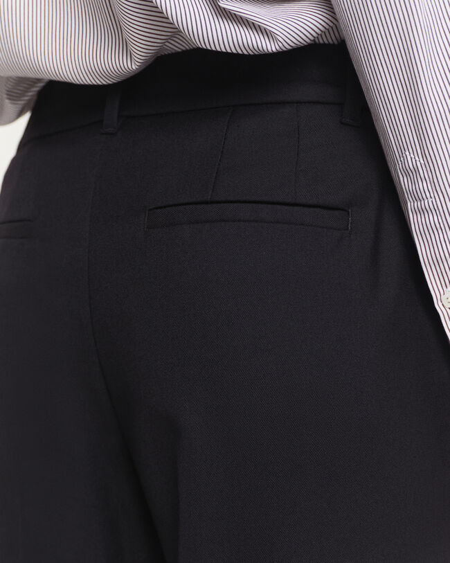 Getailleerde broek van wolmix