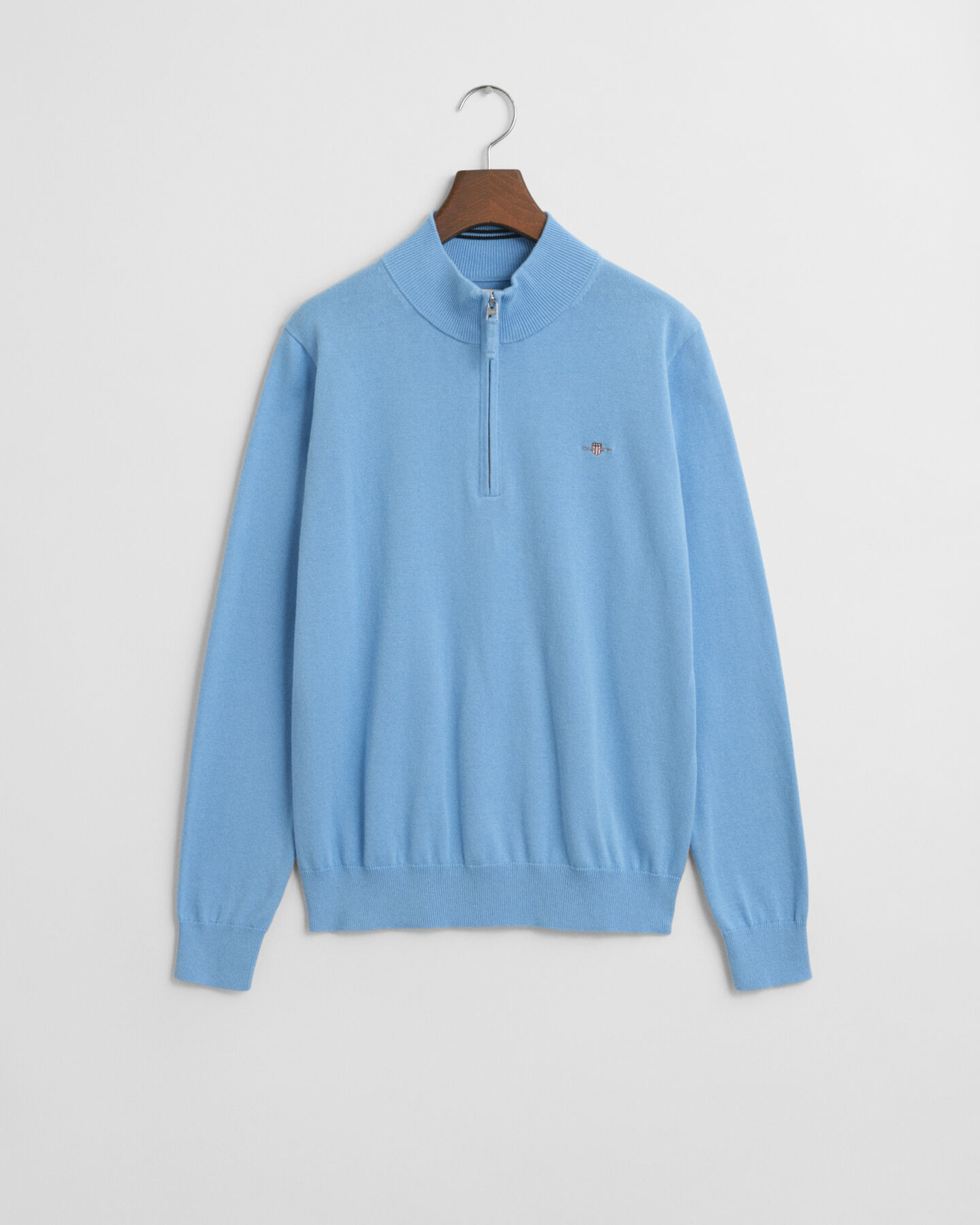 Teens Shield katoenen sweater met korte rits