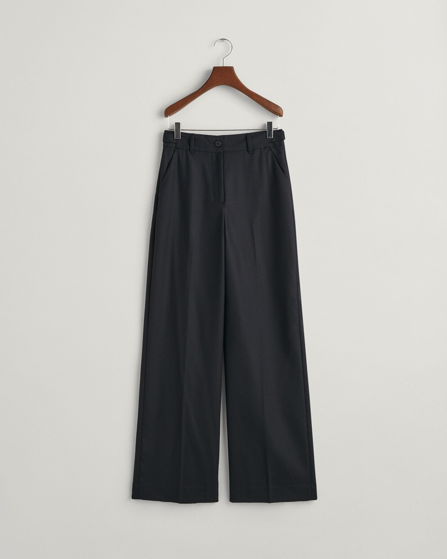 Broek met hoge taille en rechte pijp