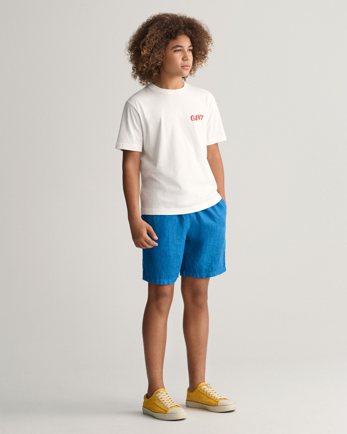Teens linnen short