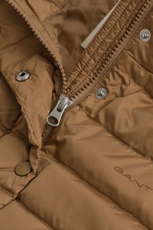 Lichte donsbodywarmer