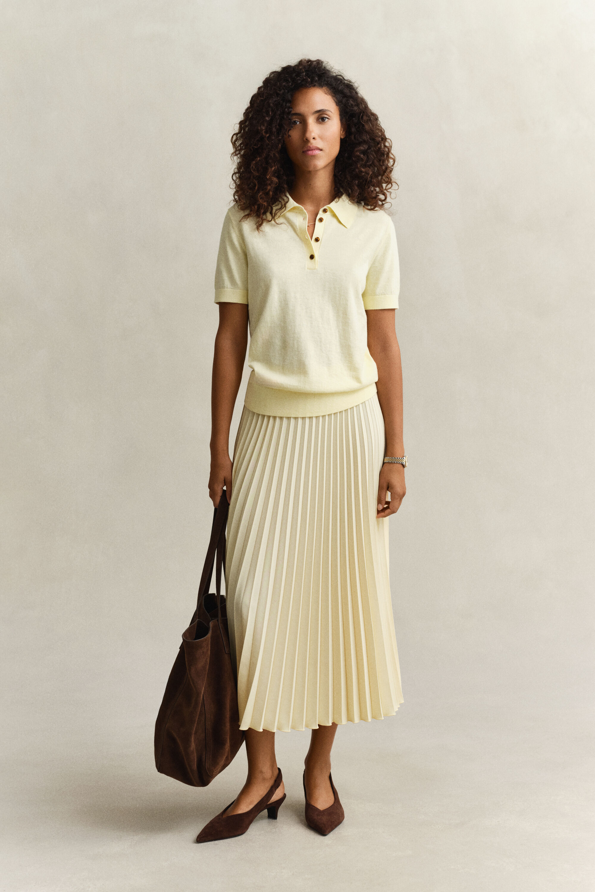 Gebreide Rugger met korte mouwen