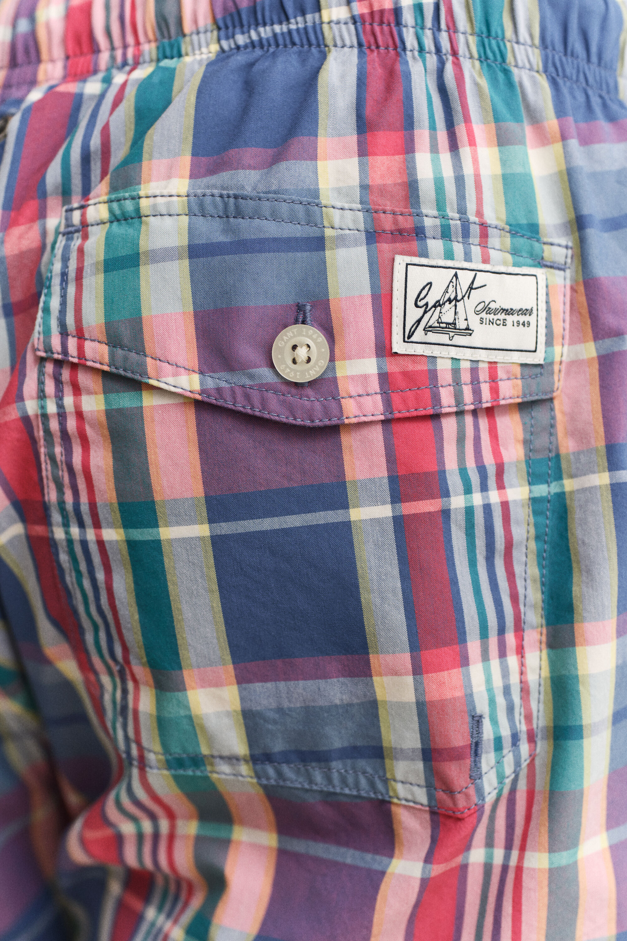 Zwemshort met madrasruit