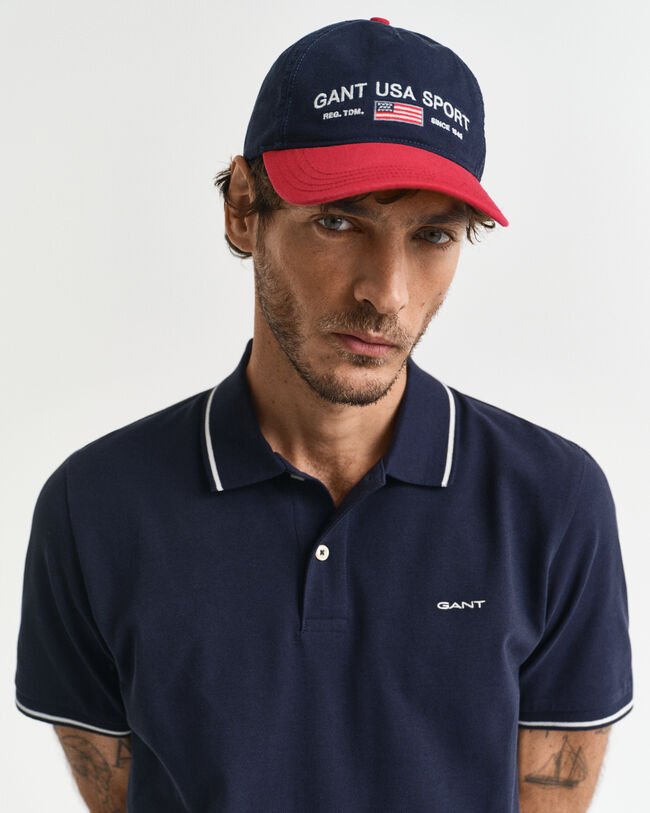 Piqué poloshirt met randdetails