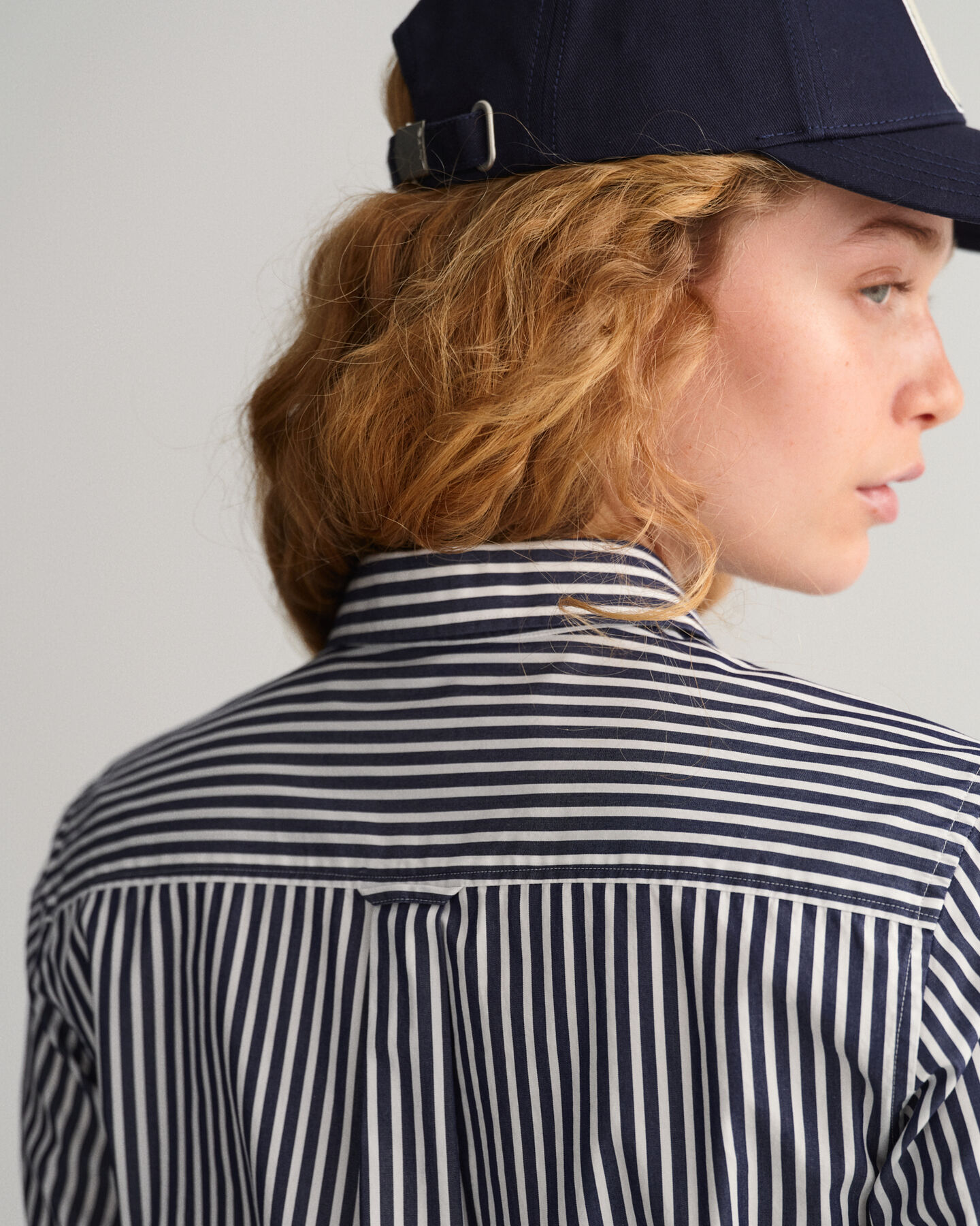 Regular Fit poplin overhemd met strepen