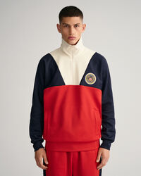 Crest Shield Tracksuit sweater met korte rits