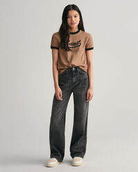 Teen Girls jeans met wijde pijpen