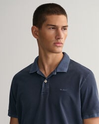 Sunfaded piqué poloshirt