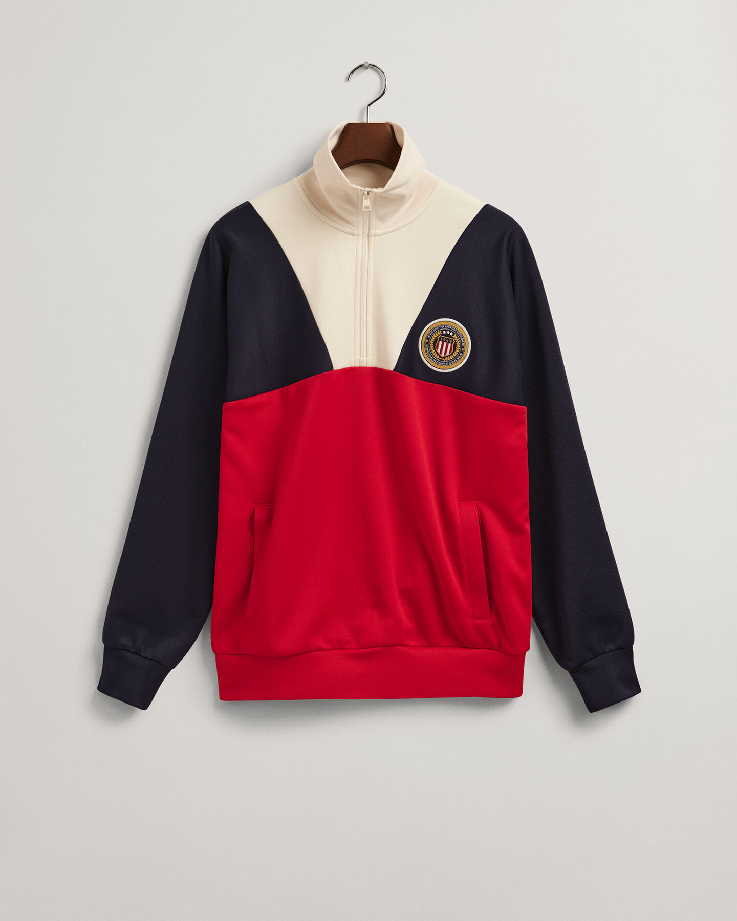 Crest Shield Tracksuit sweater met korte rits