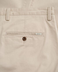 Slim Fit chino van keperstof