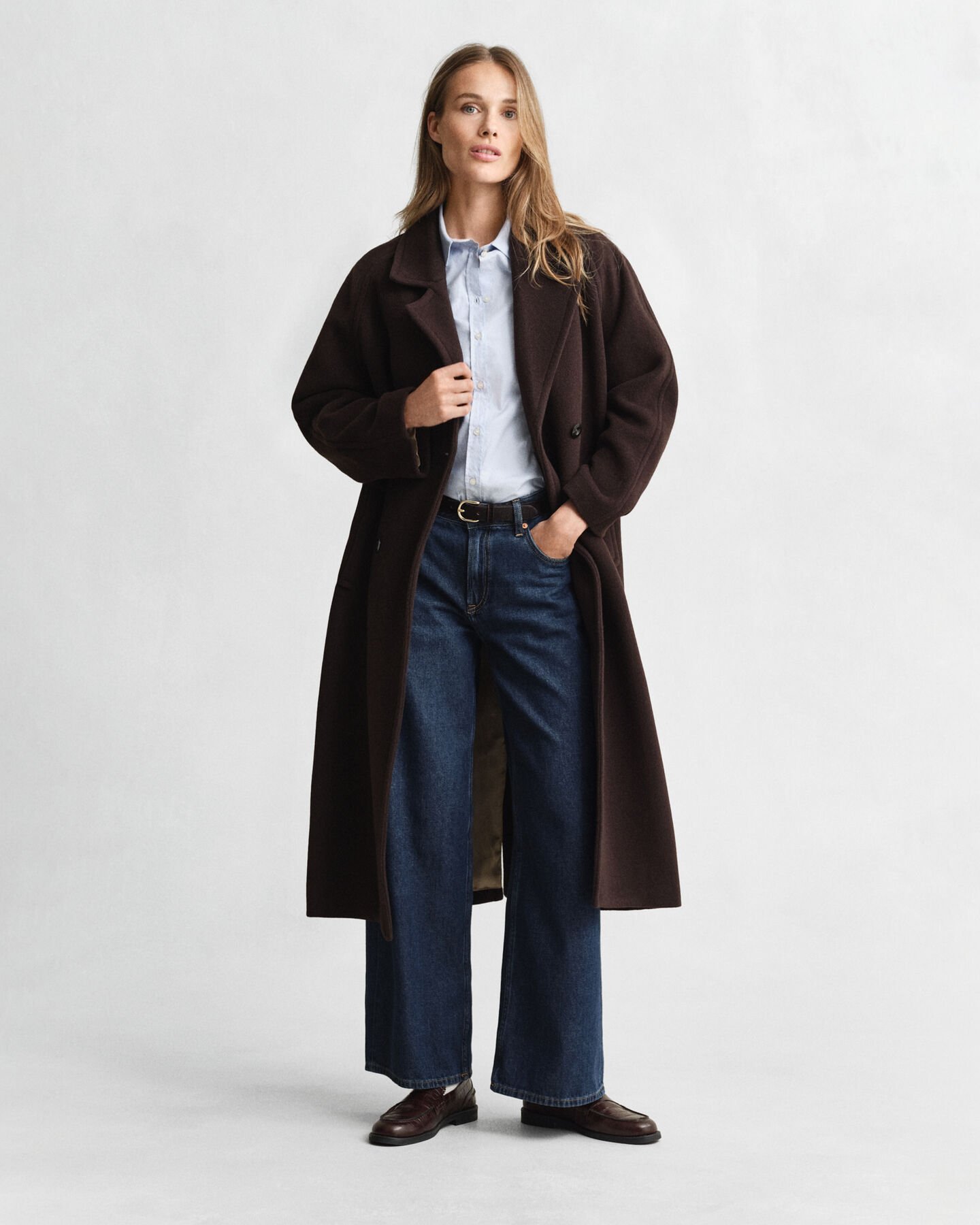 Slim Fit Oxford-overhemd met stretch